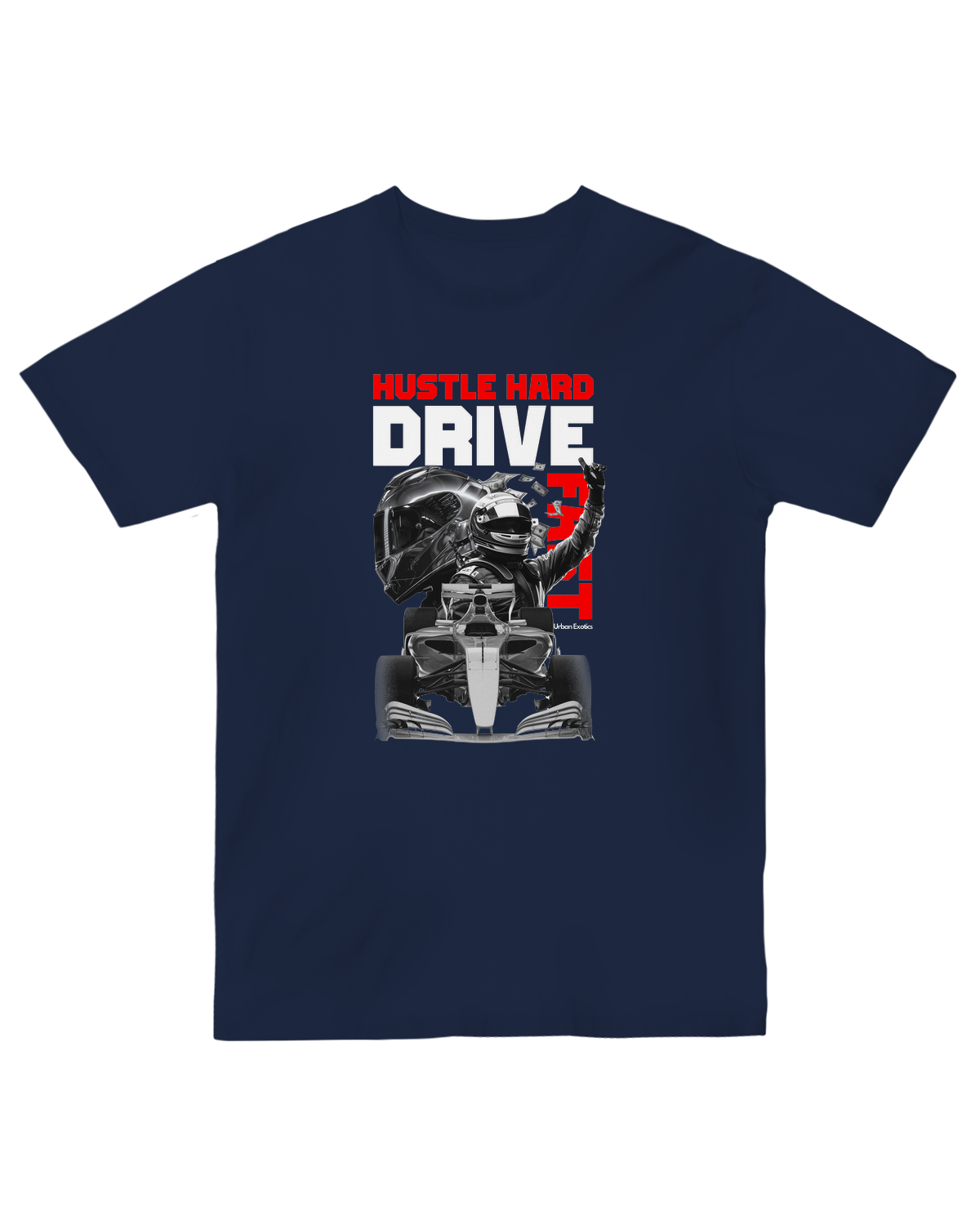 Hustle Hard Drive Fast Tee