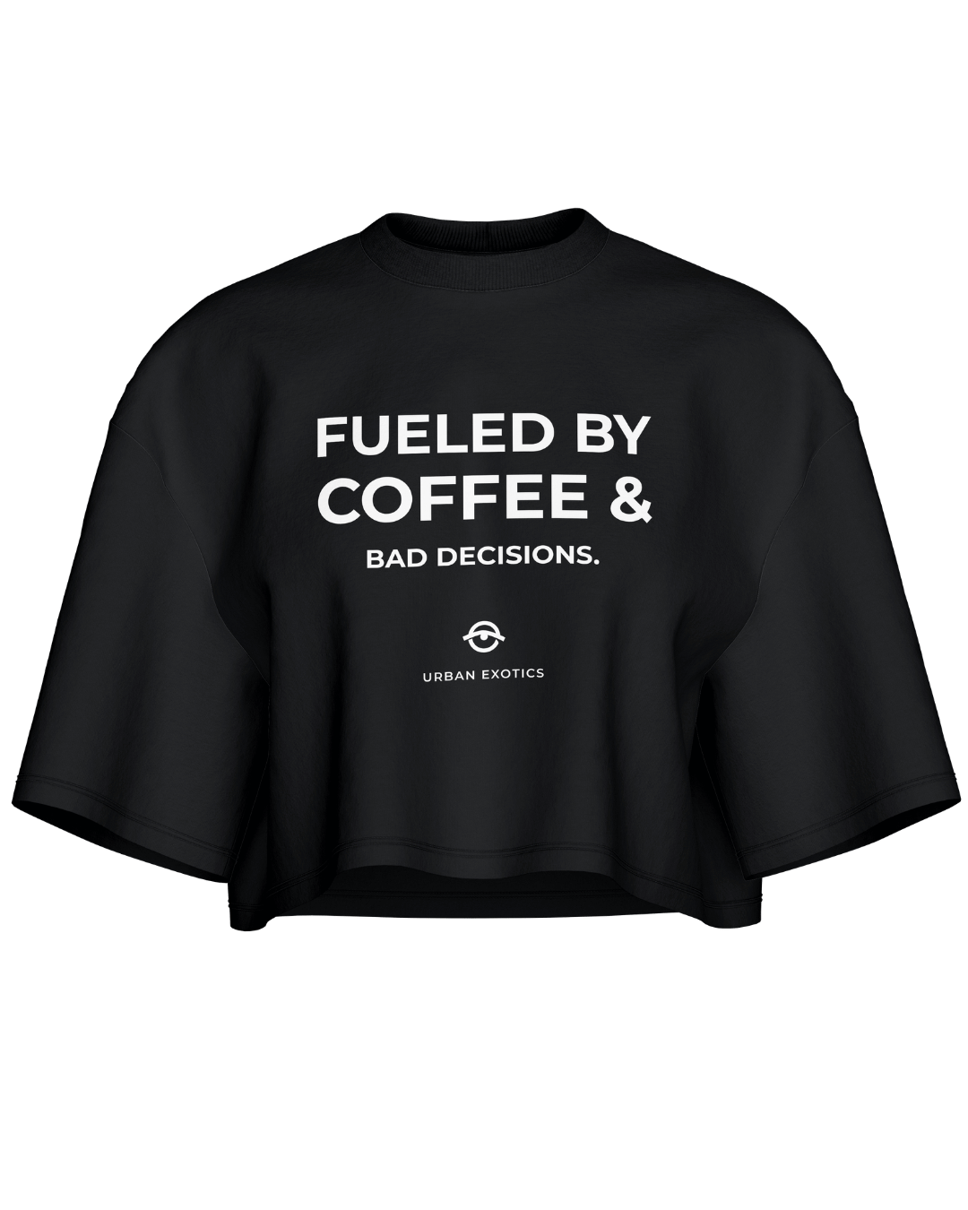 Fueled by Coffee Crop Top