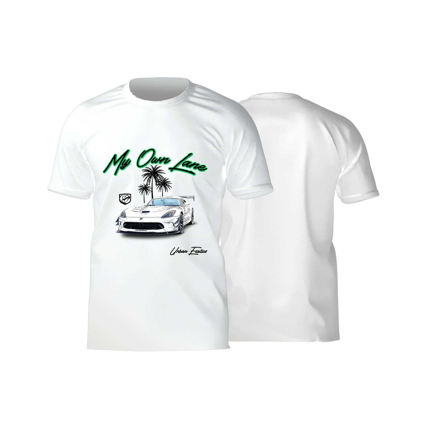 My Own Lane Viper T-Shirt featuring a large fierce snake graphic on the chest.