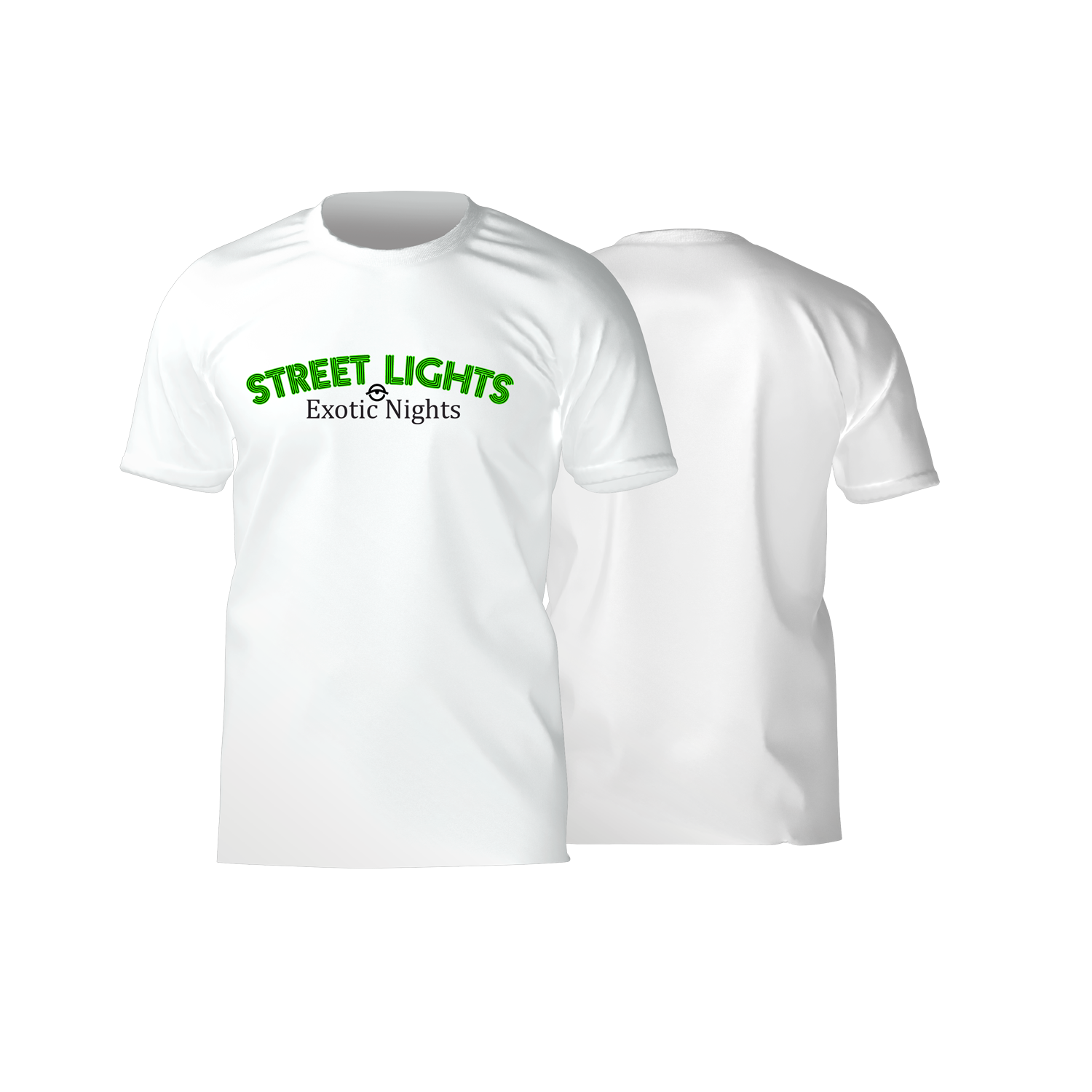 Street Light Urban Graphic T-Shirt Front Design

