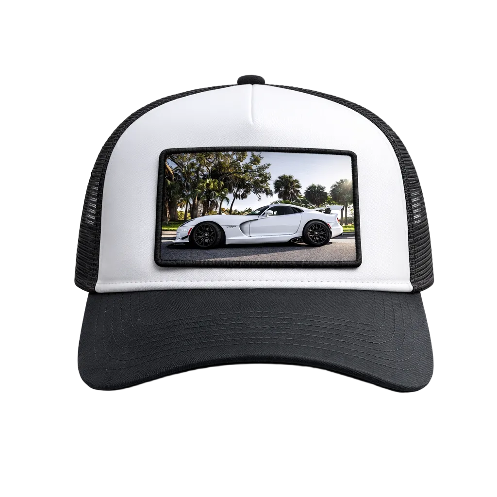 UE Viper Patch White/Black Trucker Hat