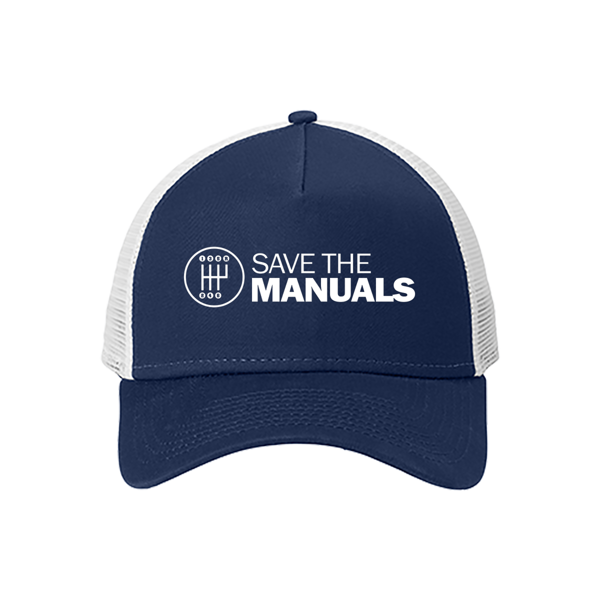 Save the Manuals Snapback Trucker Cap