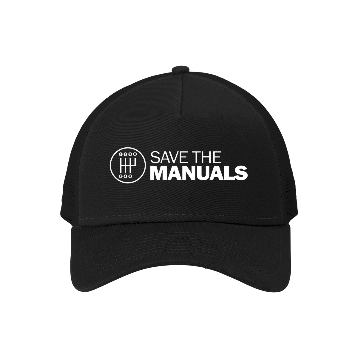 Save the Manuals Snapback Trucker Cap